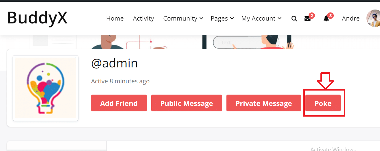 BuddyPress Poke Plugin