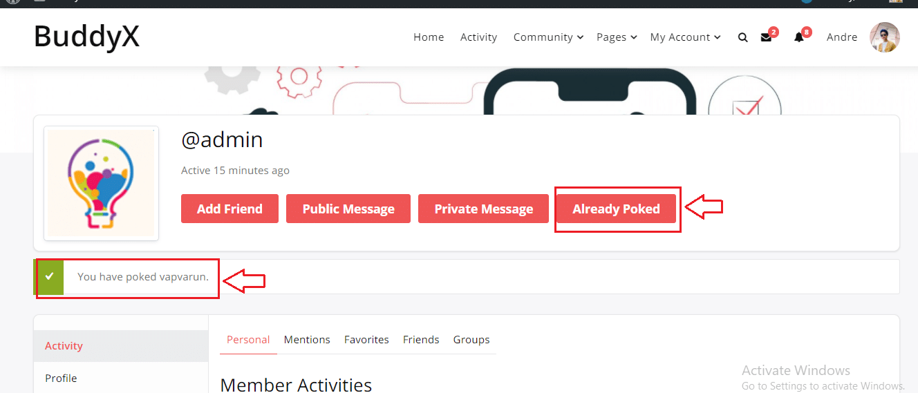 Poke Spam Restriction