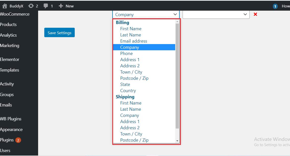 buddypress woocommerce