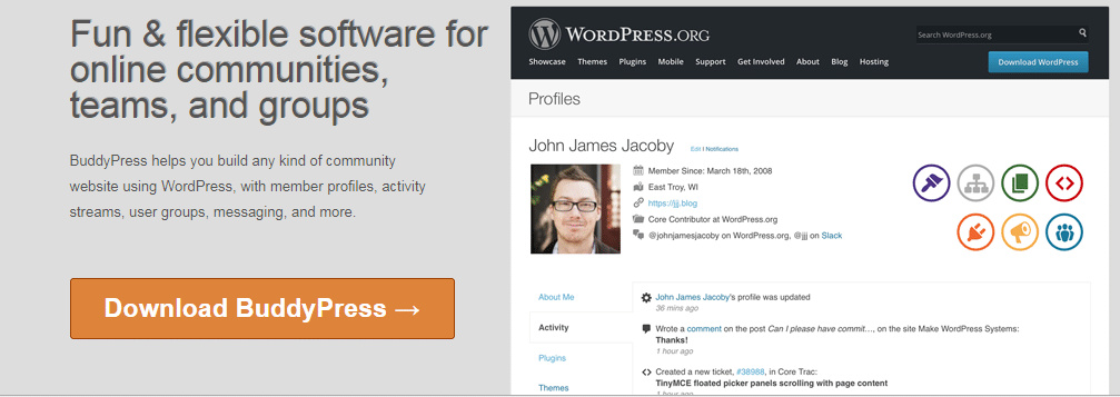 buddypress and peepso