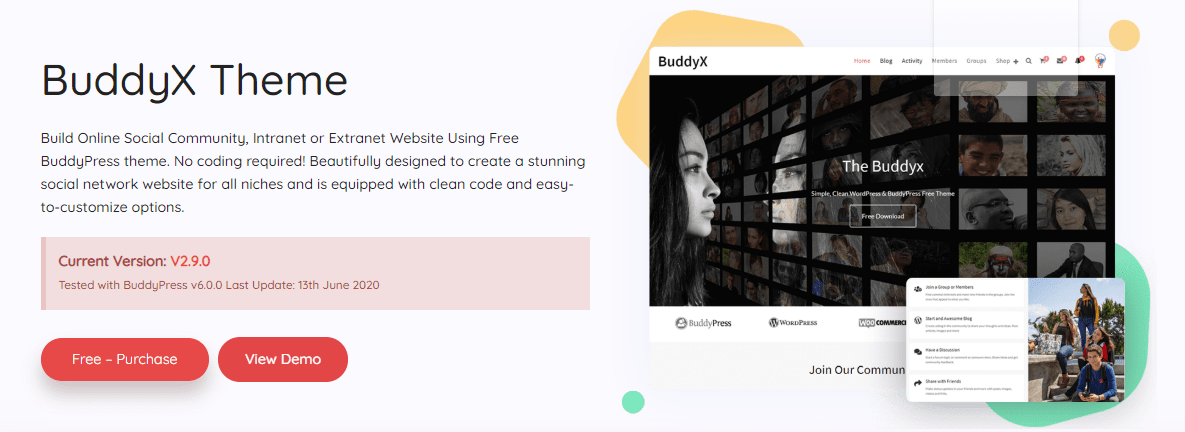 Free BuddyPress Theme
