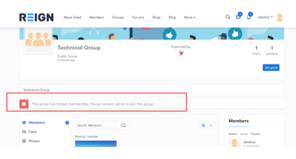 BuddyPress Limit Members Per Group