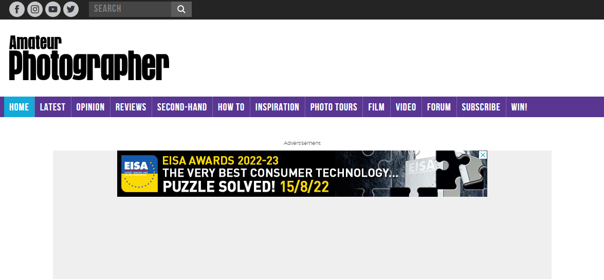 Amateur Photographer- Photography Websites