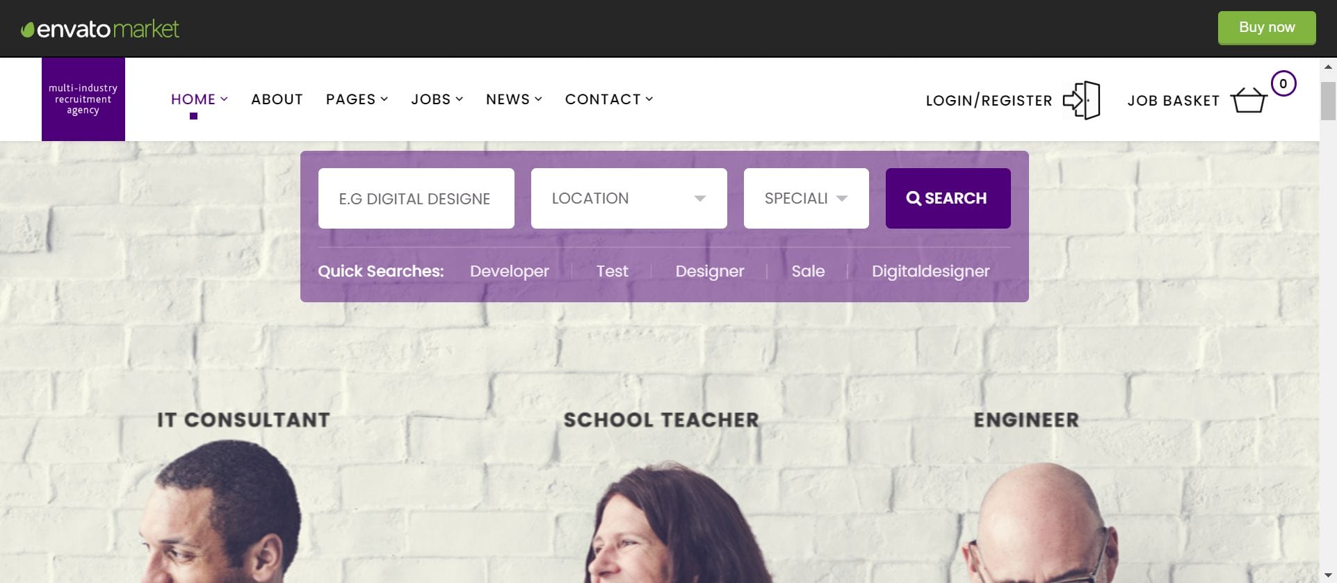 Recruitment Agency theme