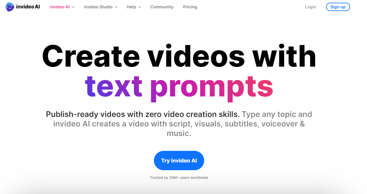 InVideo- AI Tools For YouTube