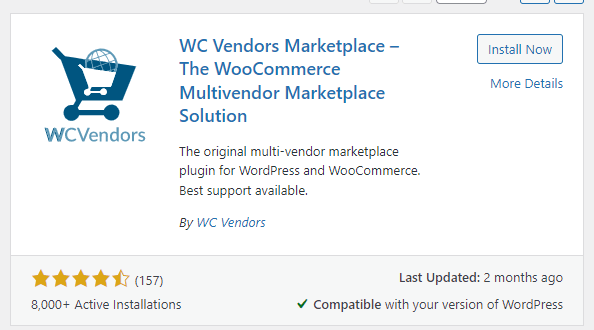 WC vendor plugin