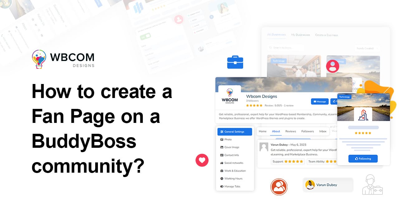 How to create a fan page