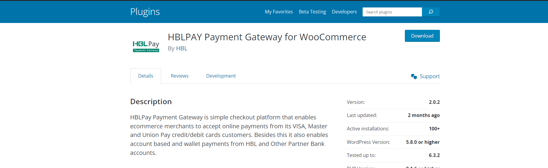 HBLPAY Payment Gateway for WooCommerce
