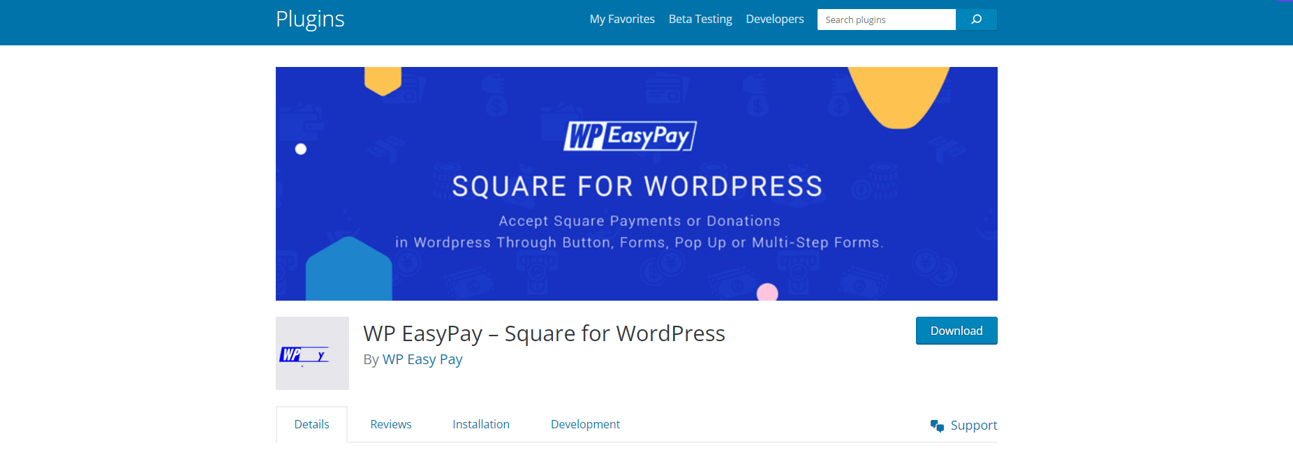 WP EasyPay – Square for WordPress