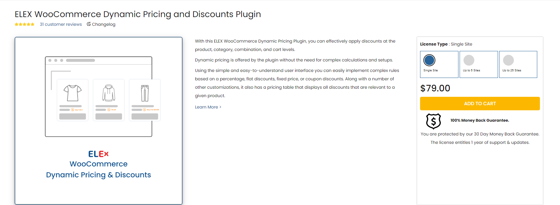 ELEX WooCommerce Dynamic Pricing and Discounts Plugin