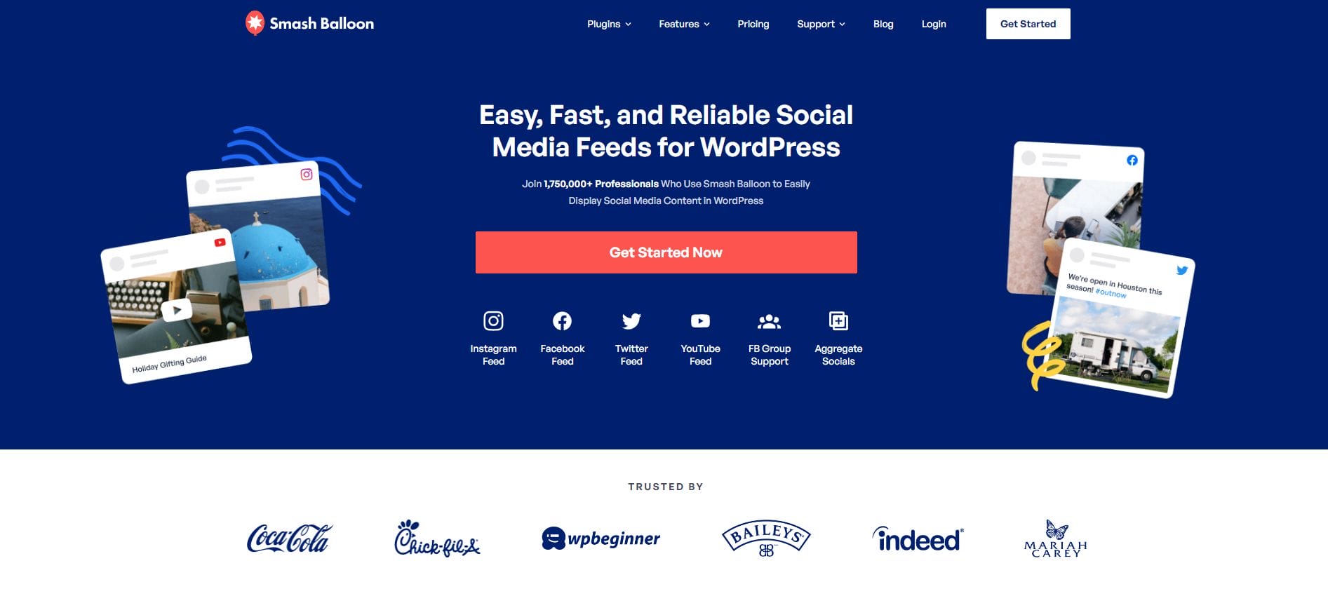 Smash Balloon Instagram Feed Pro.