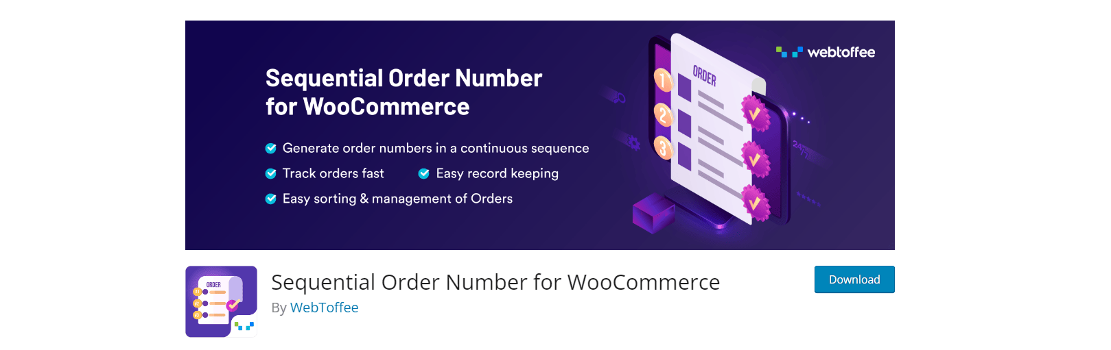 Sequential Order Numbers