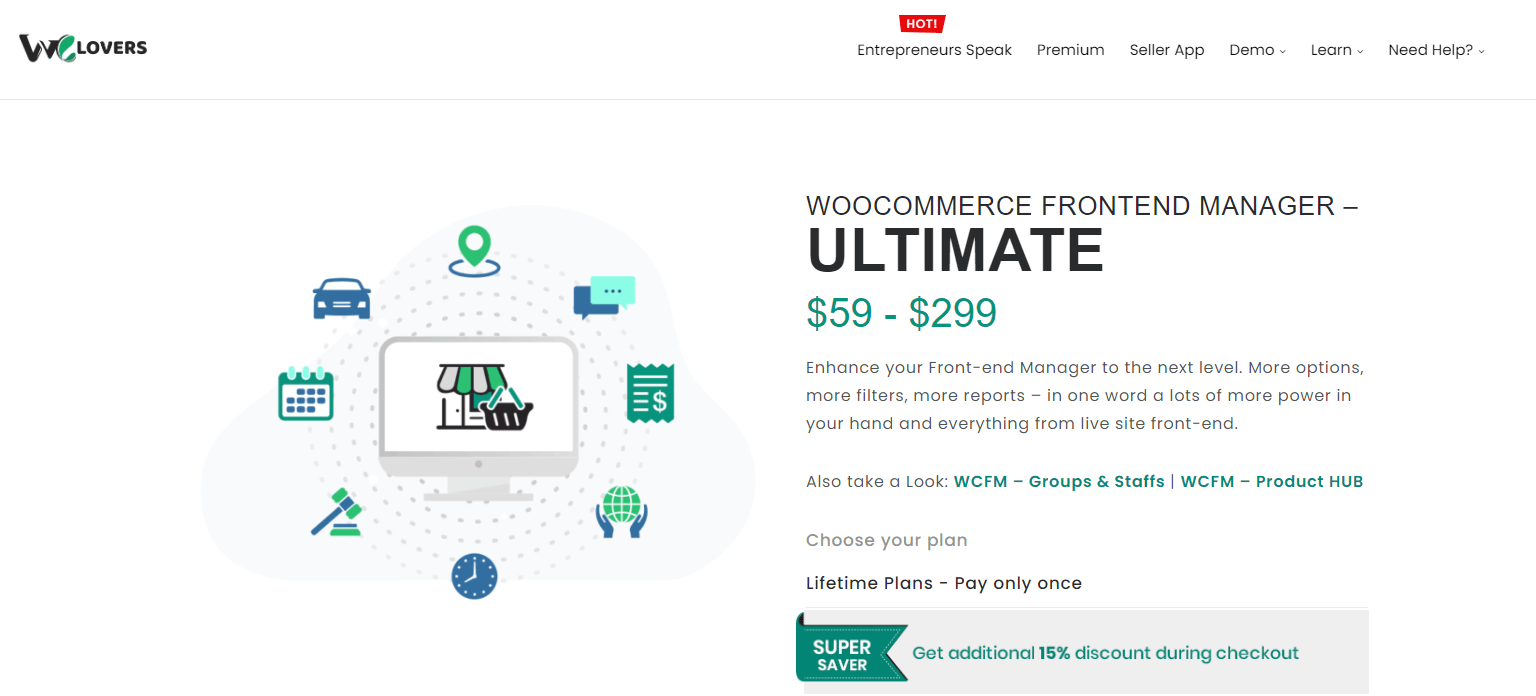 WooCommerce Frontend Manager by WC Lover