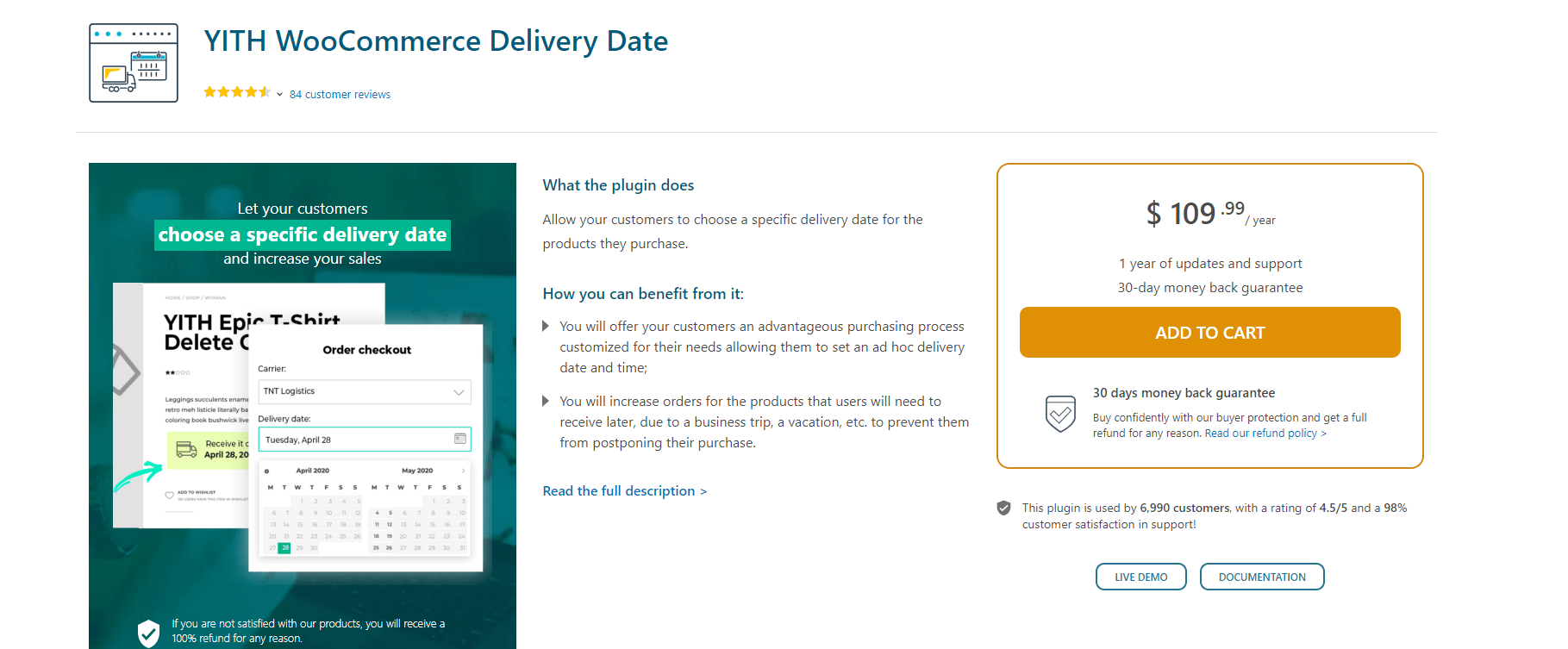 YITH WooCommerce Delivery Date