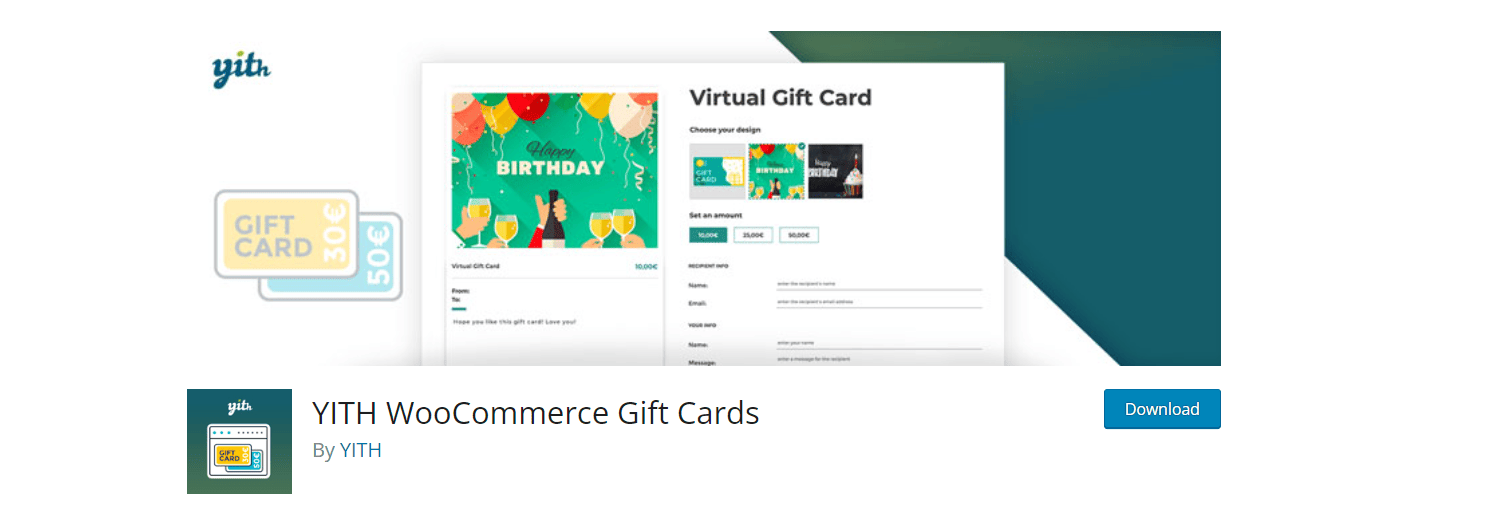 YITH WooCommerce Gift Cards