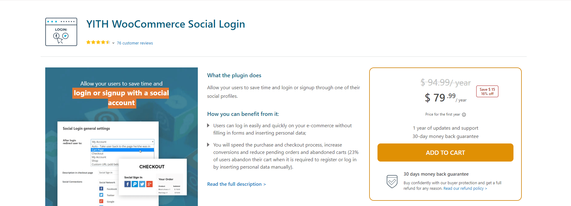 YITH WooCommerce Social Login