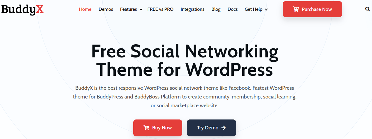 BuddyX Theme WordPress Event Themes