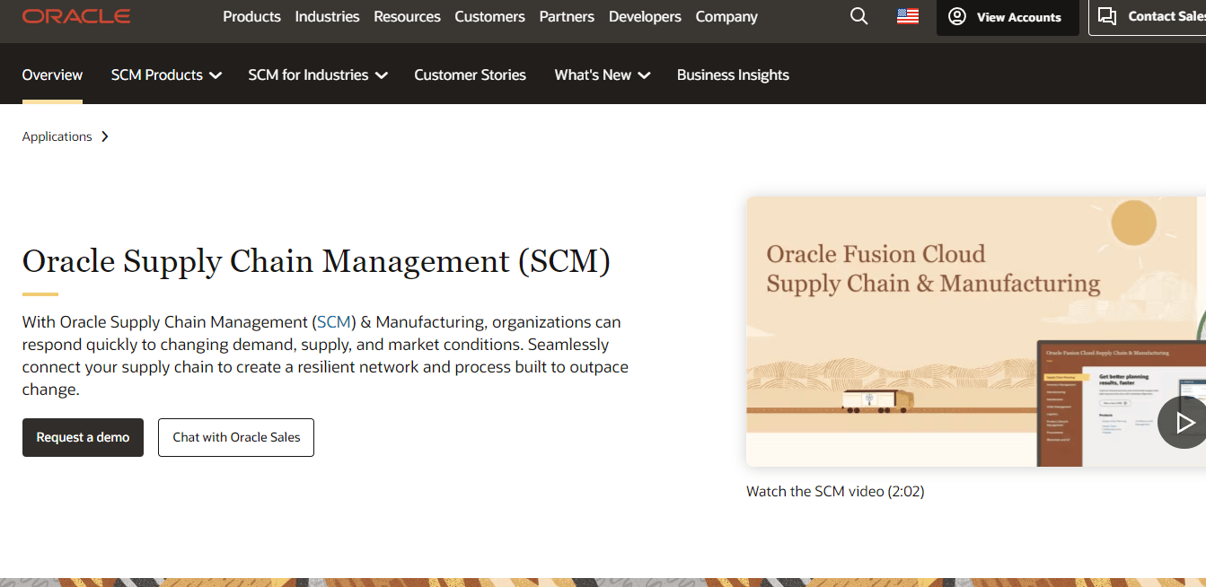Oracle AI Applications for Supply Chain Management