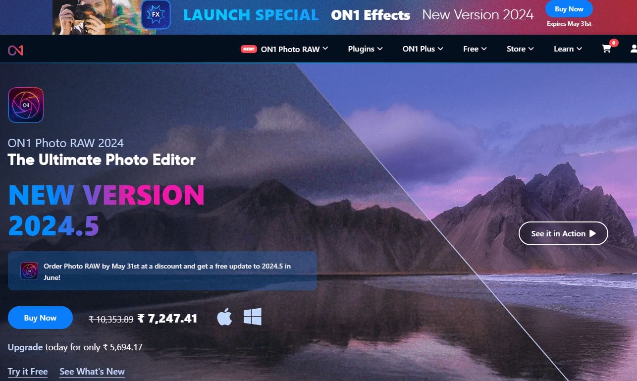 ON1 Photo RAW with AI Auto Tone