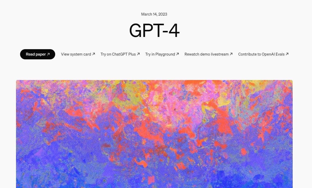 GPT-4 by OpenAI