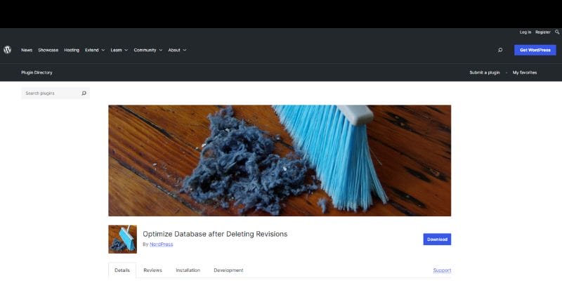 Optimize Database after Deleting Revisions