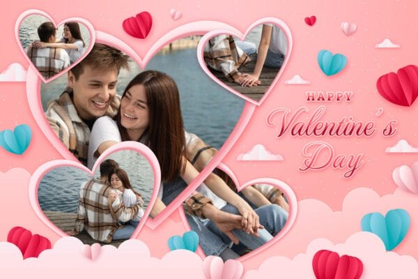 Digital Valentine Collage Maker