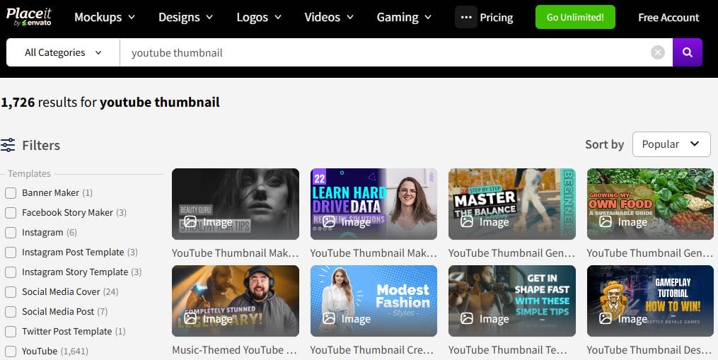 YouTube Thumbnail Maker