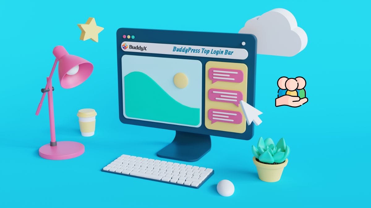 BuddyPress Top Login Bar