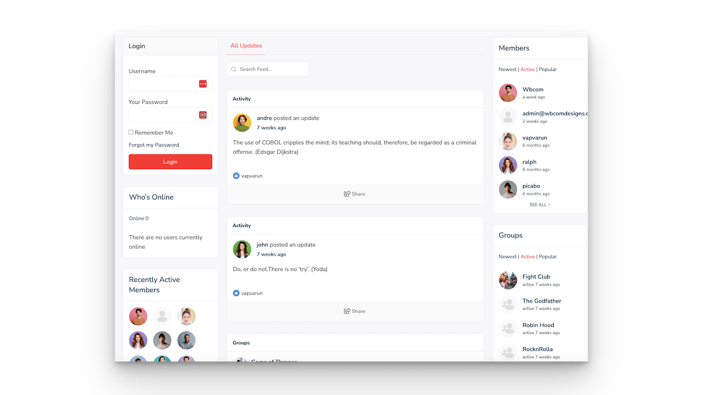 BuddyBoss platform Plugin