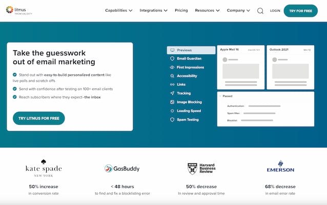 Email Content Testers