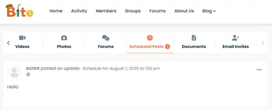 Manage or Edit Scheduled Posts
