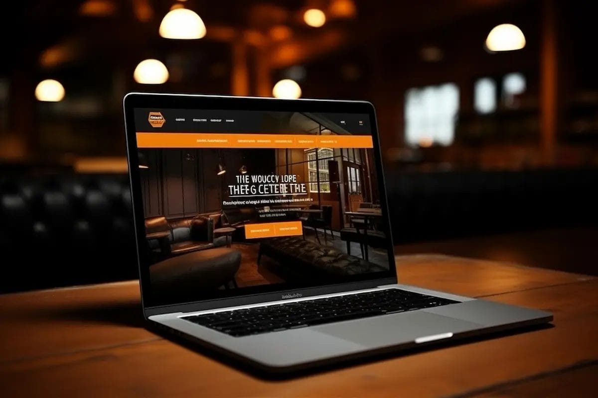 Orange Black Website