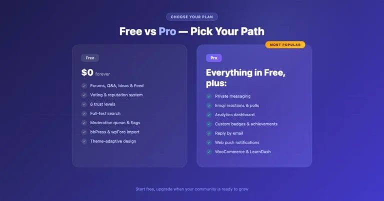 Jetonomy free vs pro feature comparison