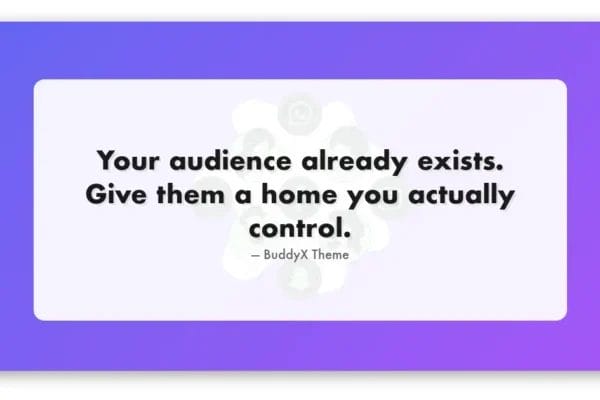 Build a creator community platform with WordPress and BuddyX