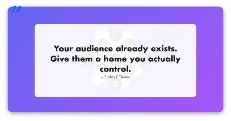 Build a creator community platform with WordPress and BuddyX