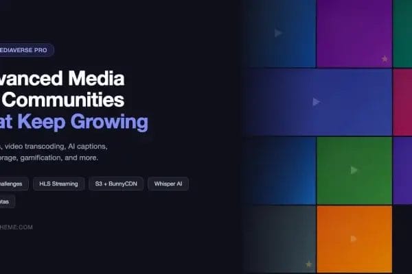 WPMediaVerse Pro advanced media features for WordPress community sites